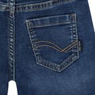 Younger Boys Blue Denim Shorts, 1, hi-res