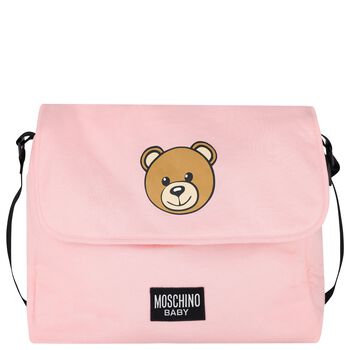 Baby Girls Pink Teddy Bear Changing Bag