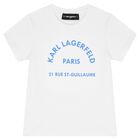 تيشيرت أولاد بالشعار  باللون الأبيض, 2, hi-res