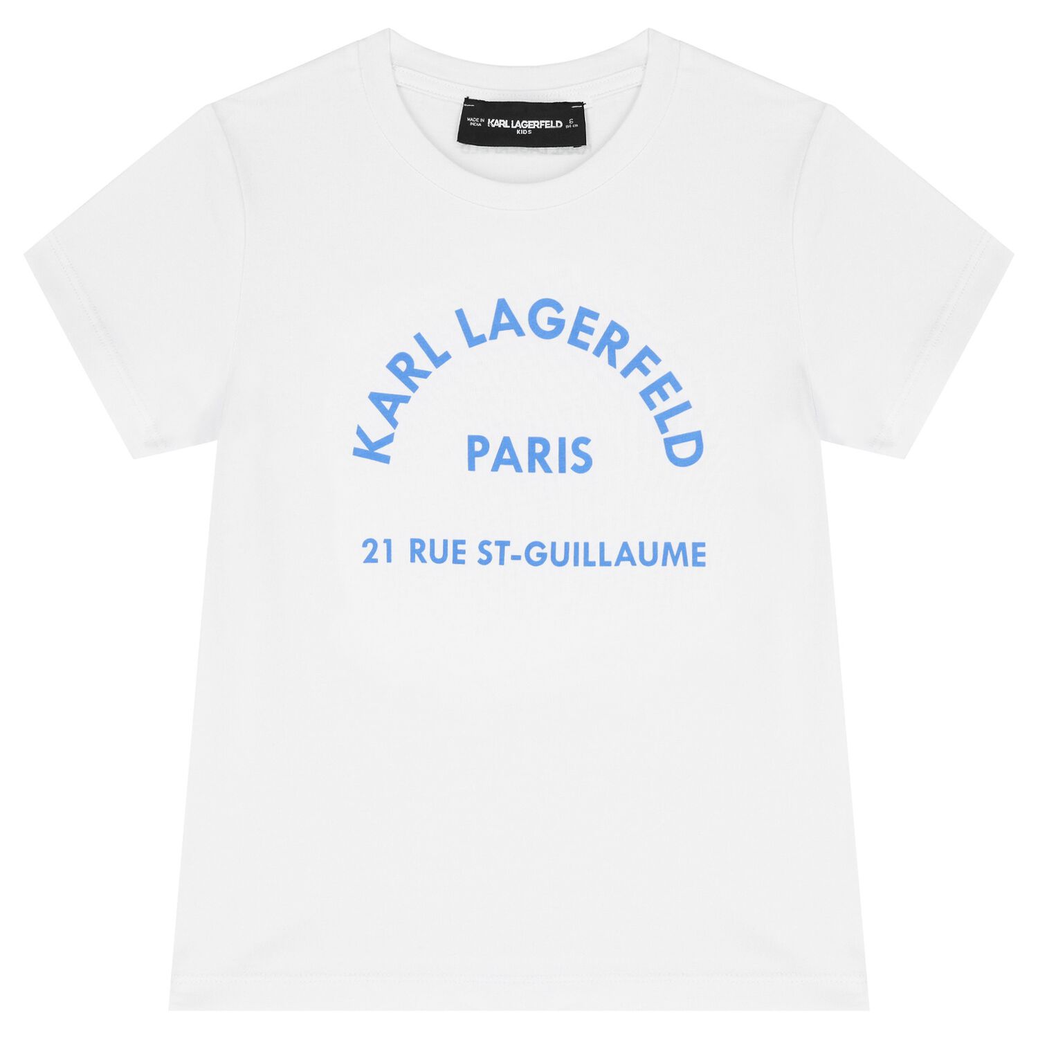 تيشيرت أولاد بالشعار  باللون الأبيض, 2, hi-res image number null