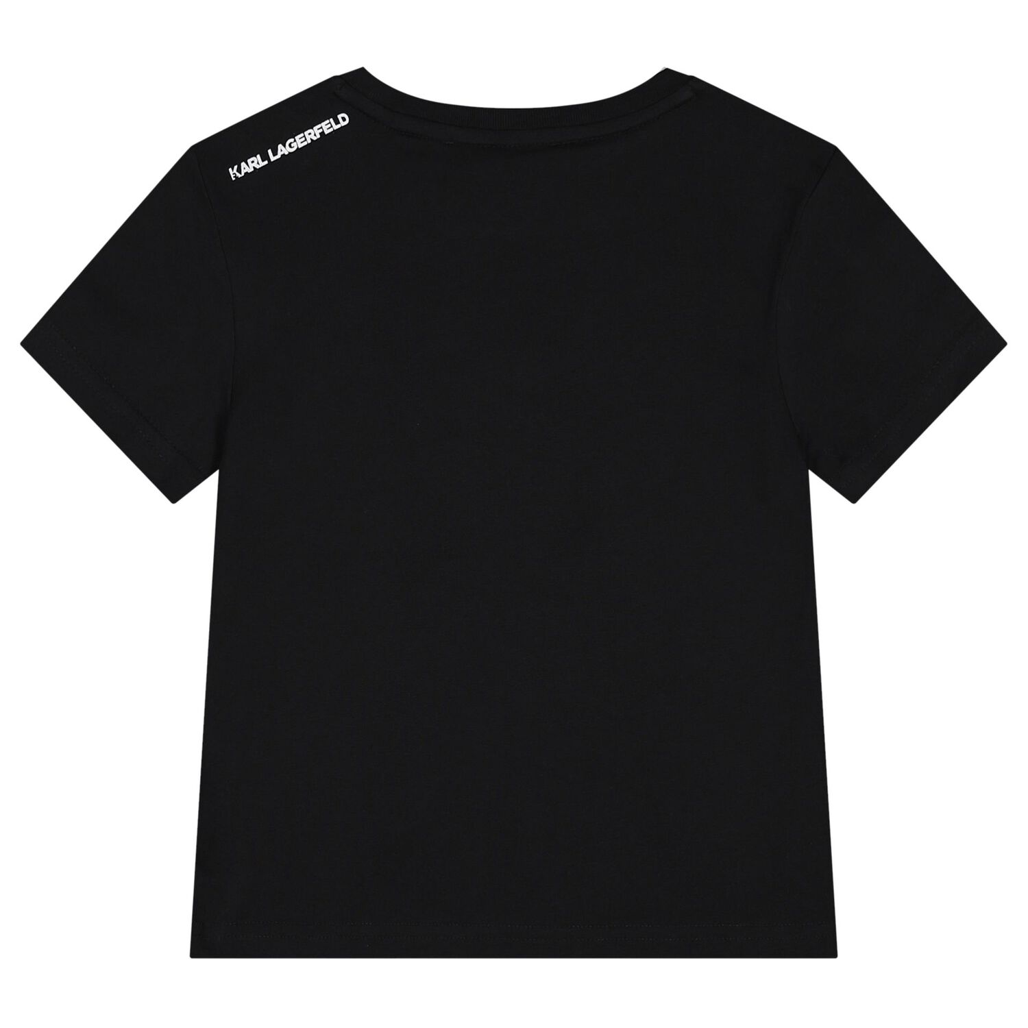 Boys Black Logo T-Shirt, 1, hi-res