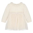 Younger Girls Ivory Tulle Dress, 2, hi-res