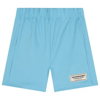 Blue Logo Softskin Shorts