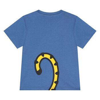 Younger Blue Tiger Logo T-Shirt