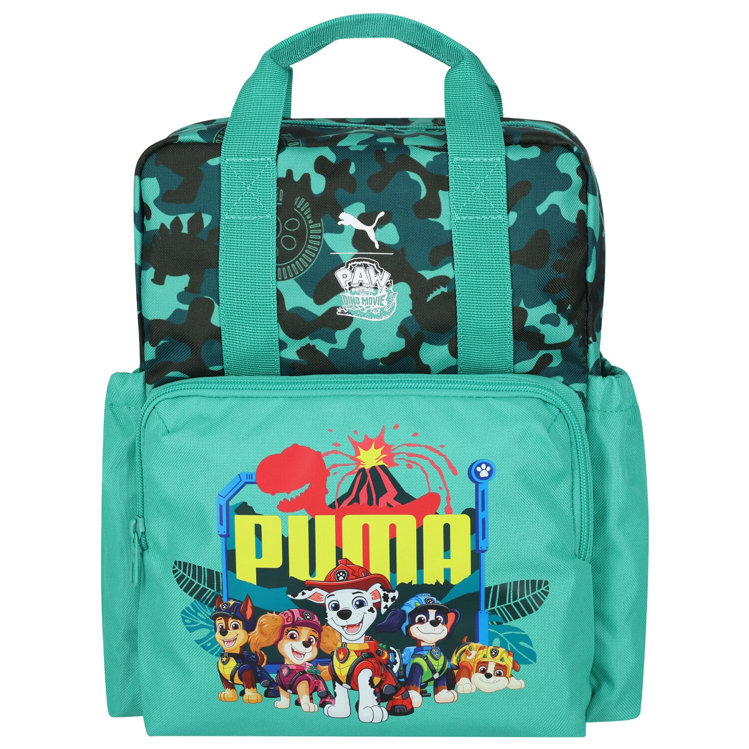 Boys Green Paw Patrol Camouflage Backpack ( 40cm ), 1, hi-res