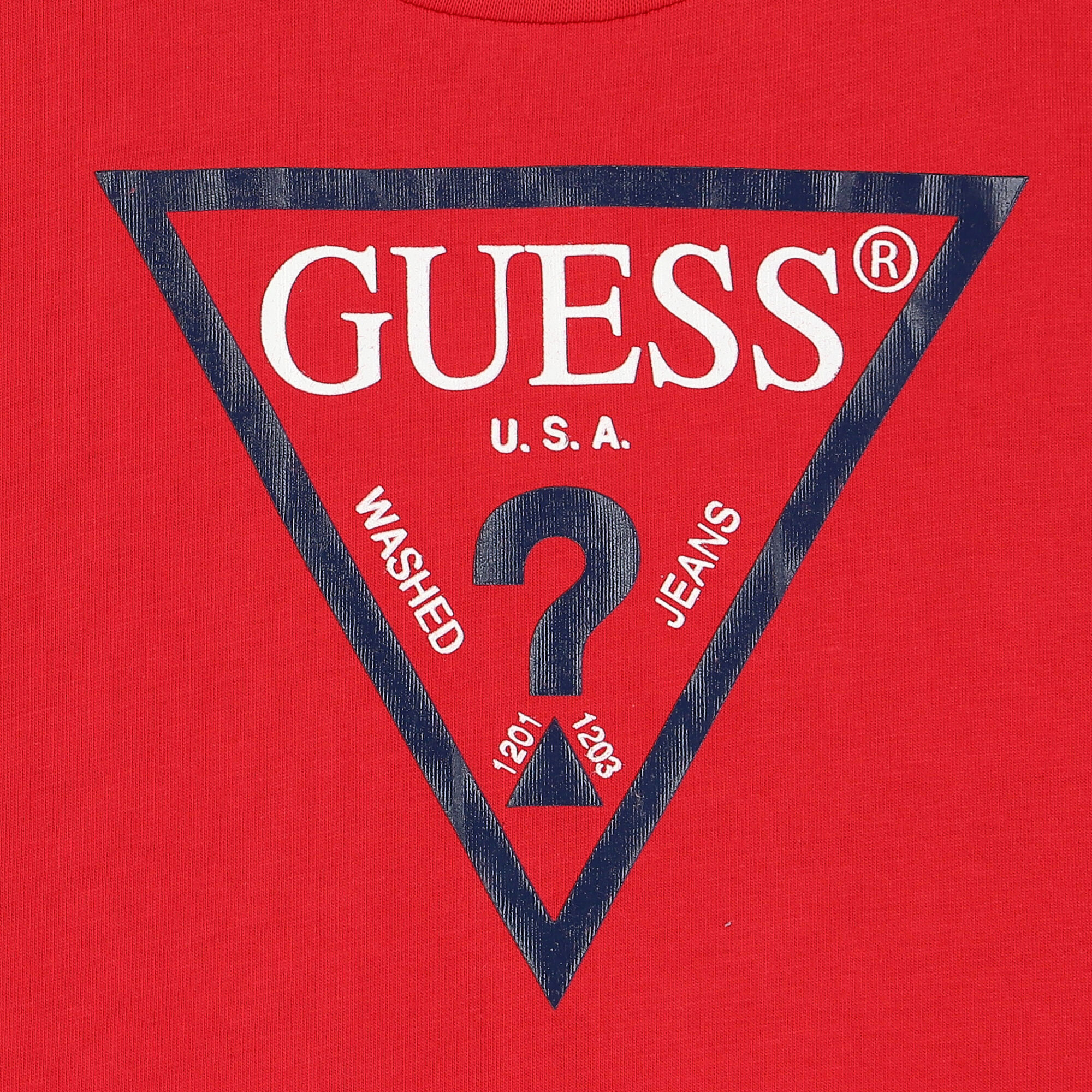 Guess classic clearance logo t shirt