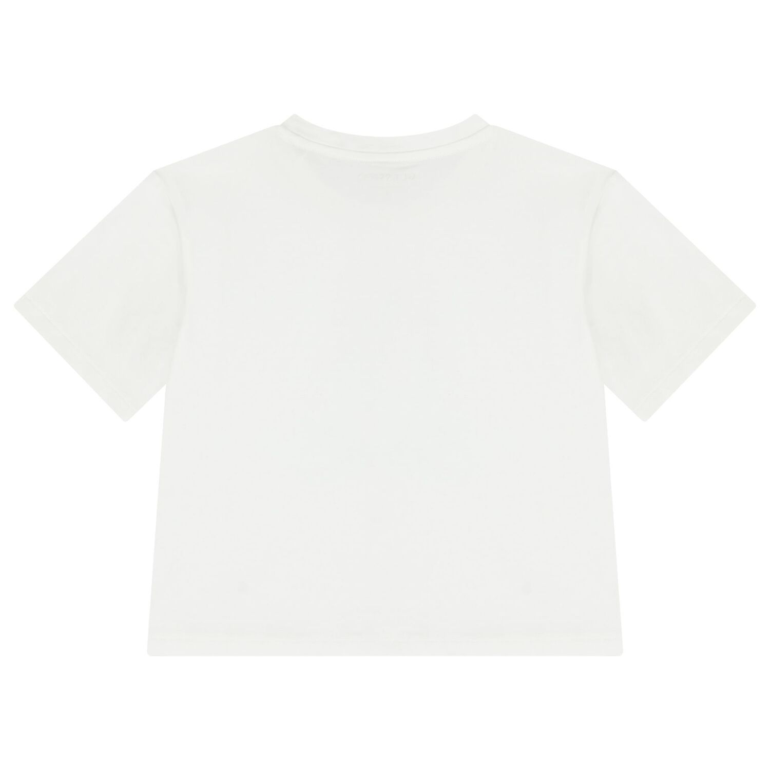 Girls White Logo T-Shirt, 1, hi-res