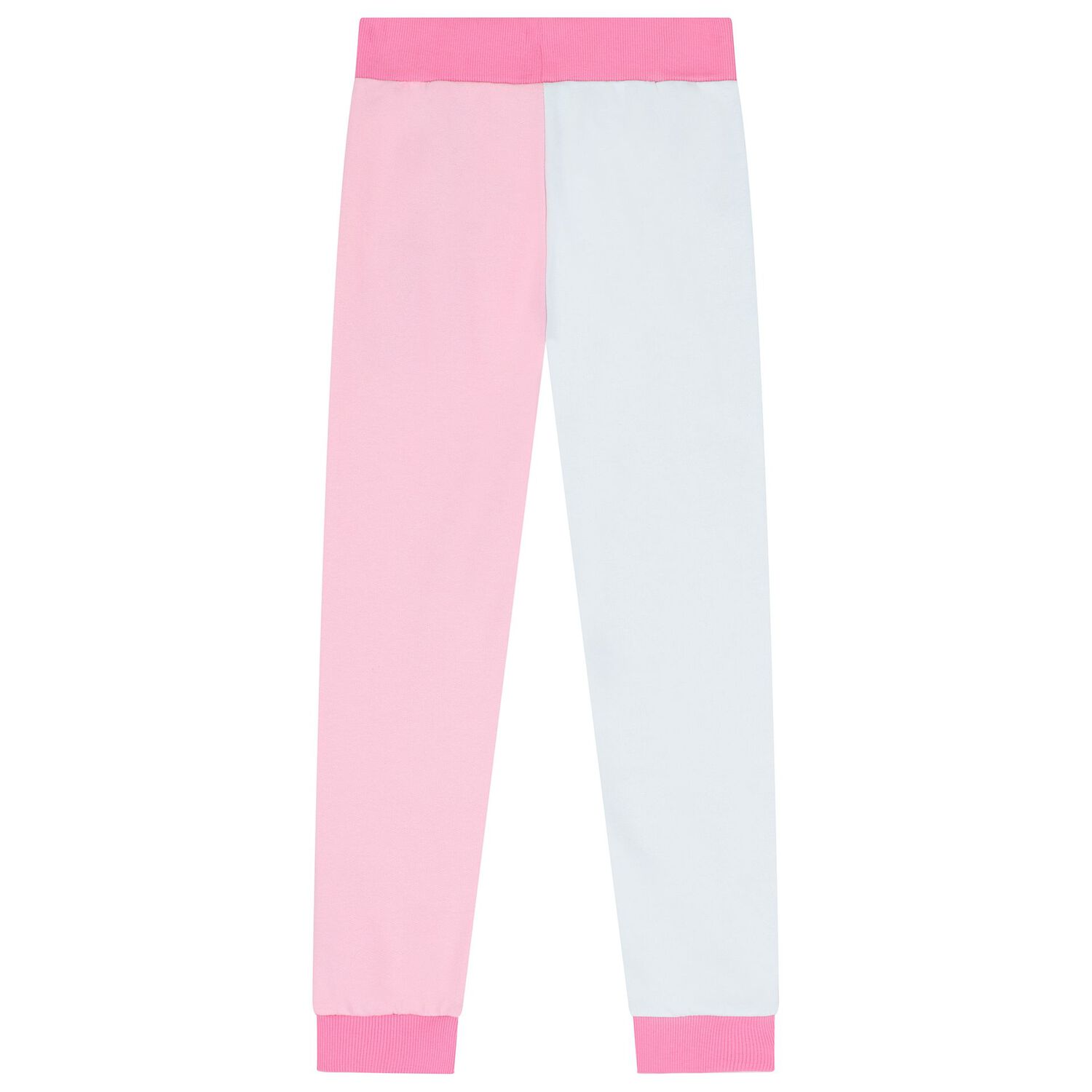 Girls Pink & White Logo Joggers, 1, hi-res image number null