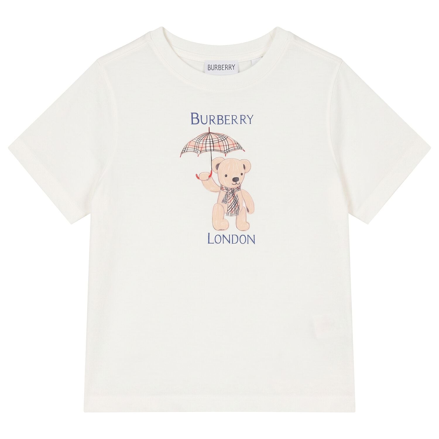Ivory Thomas Bear Logo T-Shirt, 1, hi-res
