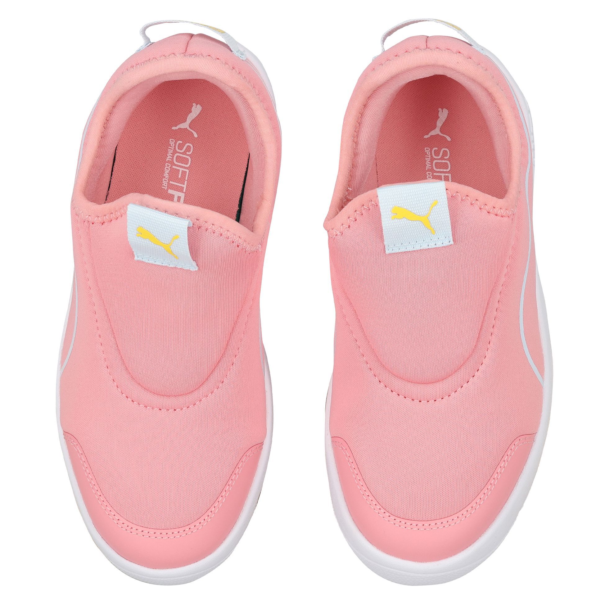 Puma Girls Pink Courtflex v3 Slip On Trainers Junior Couture Australia