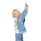 Blue Bandana Disney Hooded Zip Up Top, 1, hi-res