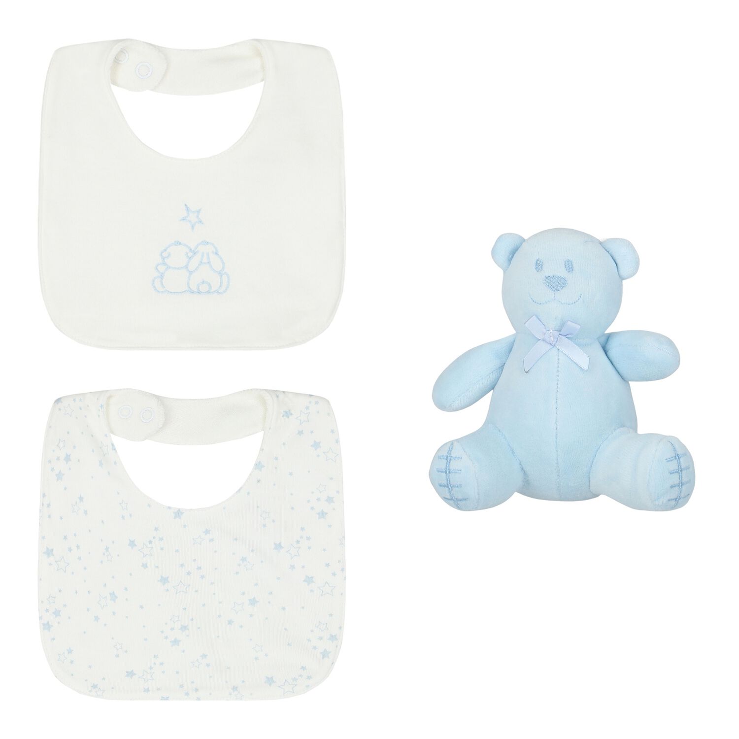 Baby Boys White & Blue Gift Set, 1, hi-res image number null