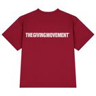 تي شيرت أحمر ناعم بقصّة واسعة, 1, hi-res