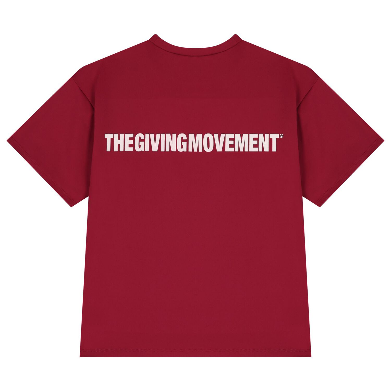 تي شيرت أحمر ناعم بقصّة واسعة, 1, hi-res