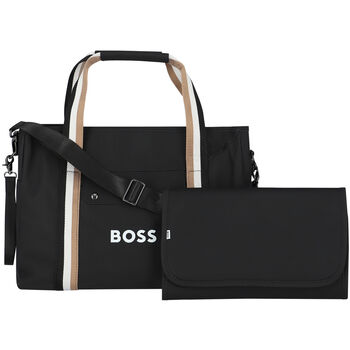 Black Logo Changing Bag