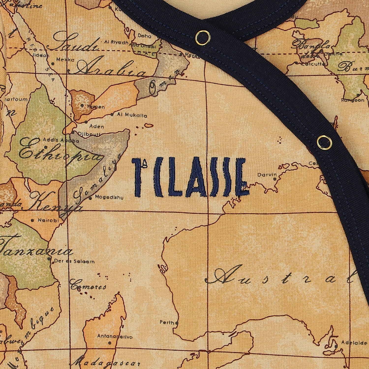 أفرول بالشعار بطبعة خريطة باللون البيج, 1, hi-res