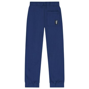 Boys Blue Camouflage Joggers