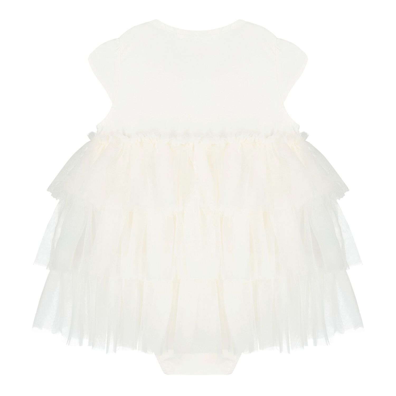 Baby Girls Ivory Tulle Dress Set, 2, hi-res