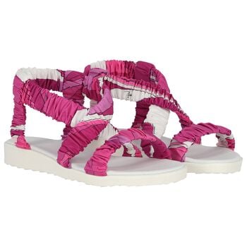 Girls Pink & Purple Sandals