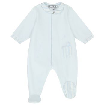 Baby Boys Blue Babygrow