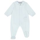 Baby Boys Blue Babygrow, 2, hi-res