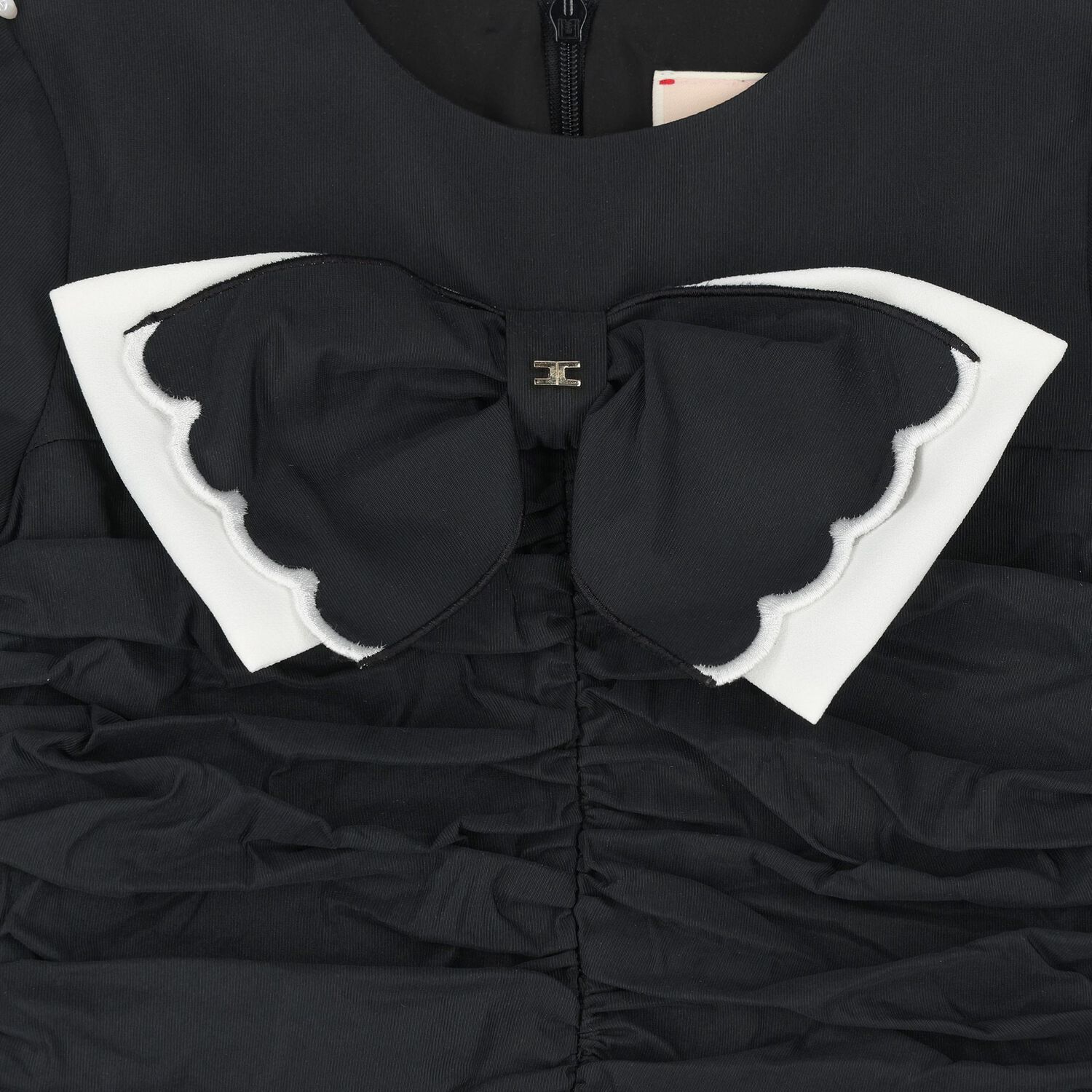 Girls Black Bow Dress, 2, hi-res image number null