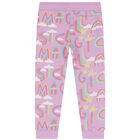 Girls Pink Logo Joggers, 1, hi-res