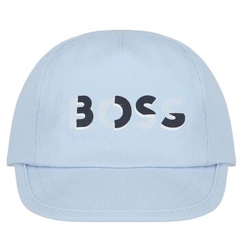 Baby Boys Blue Logo Cap