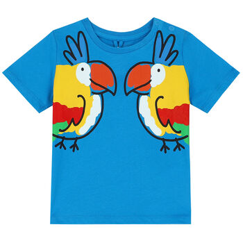 Younger Boys Blue Birds T-Shirt