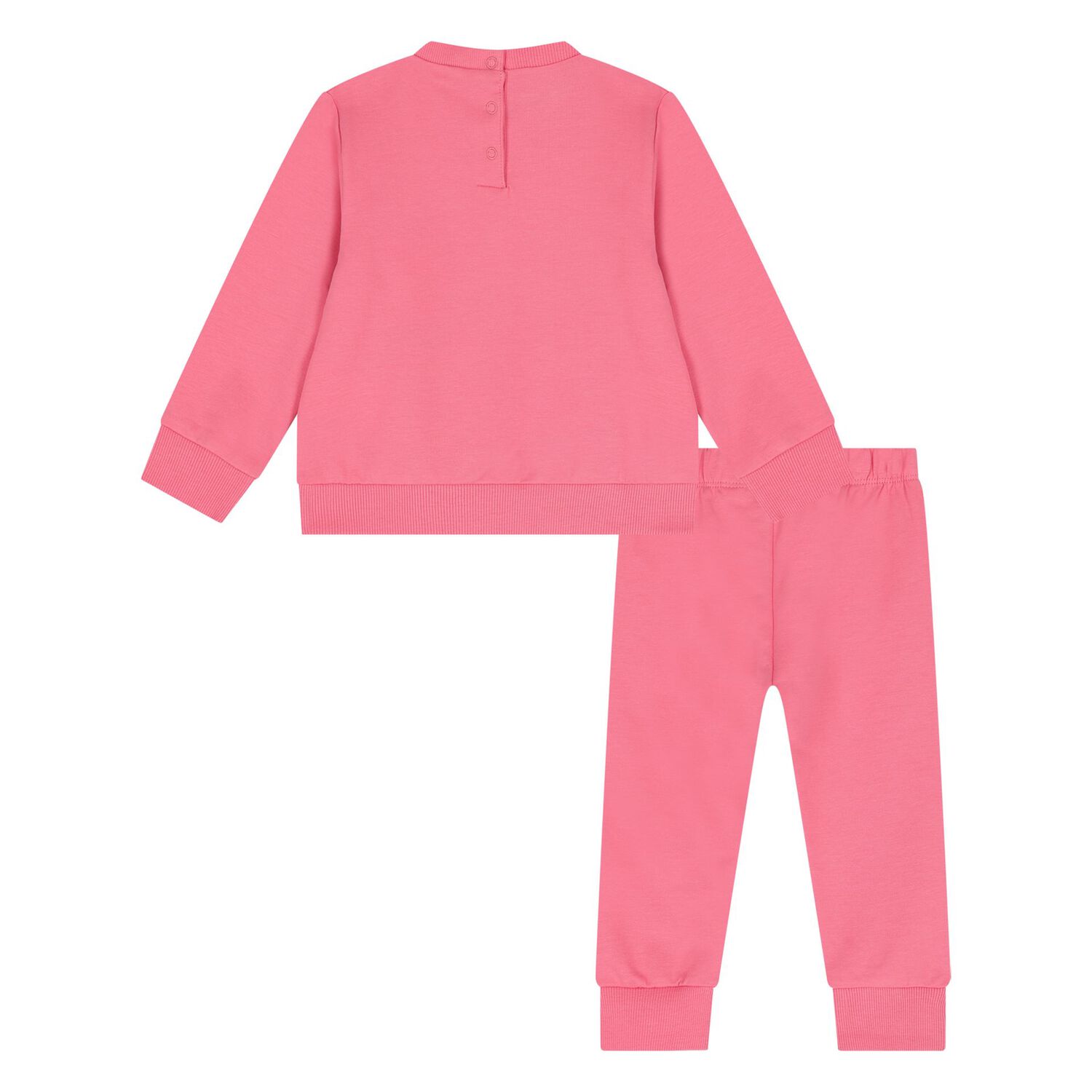 Younger Girls Pink Teddy Bear Tracksuit, 1, hi-res image number null