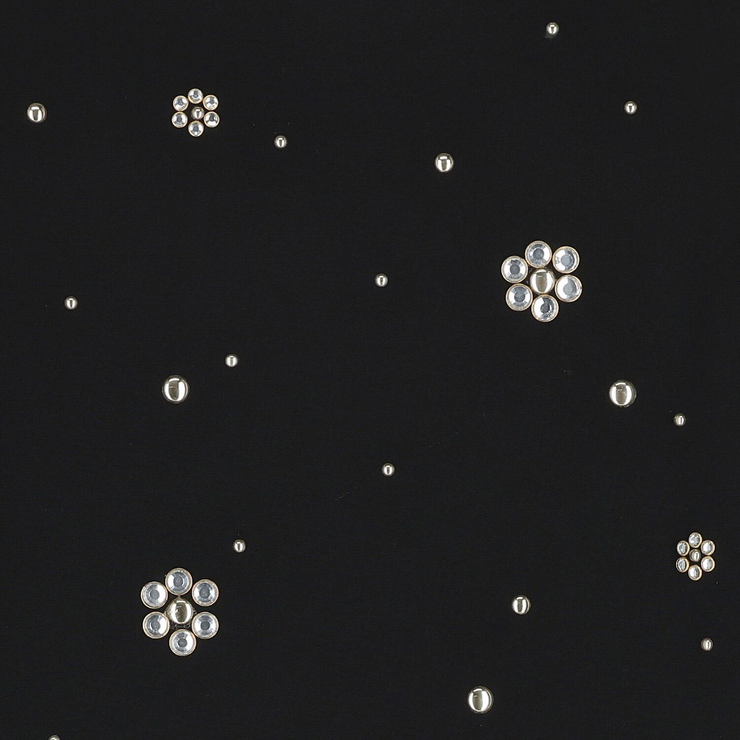 فستان بنات مزين باللون الاسود , 1, hi-res image number null