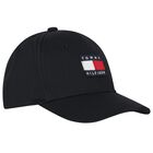 Boys Black Logo Cap, 3, hi-res