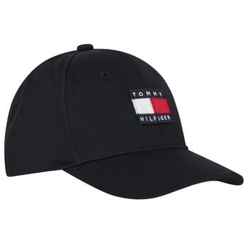 Boys Black Logo Cap