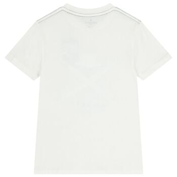 Boys White Logo T-Shirt