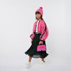 Girls White Logo Trainers, 1, hi-res