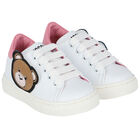 White Teddy Bear Trainers, 1, hi-res