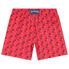 Boys Red Turtle Swim Shorts, 1, hi-res
