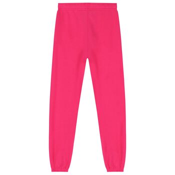 Girls Pink Logo Joggers