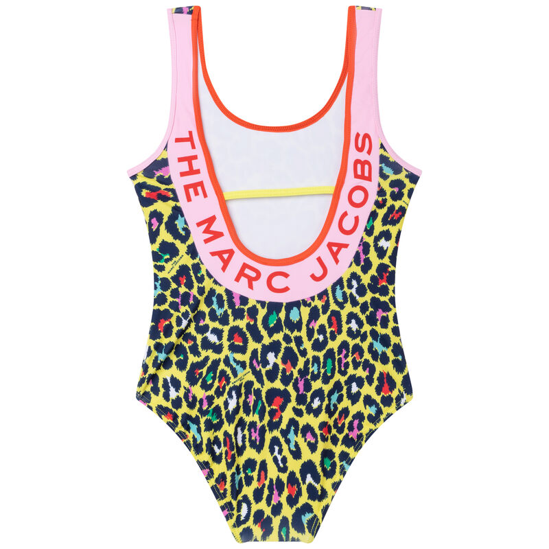 The Marc Jacobs Girls Yellow Cheetah Swimsuit | JuniorCouture KSA