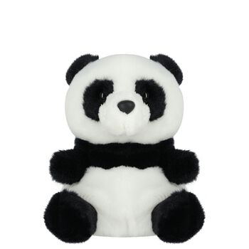 Black & White Palm Pals Bamboo Panda Baby Soft Toy ( 15CM )