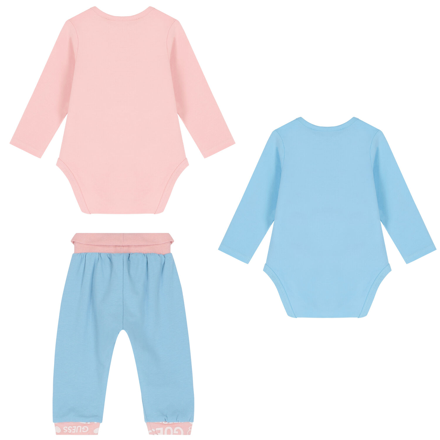 Baby Girls Pink & Blue Logo Gift Set, 1, hi-res