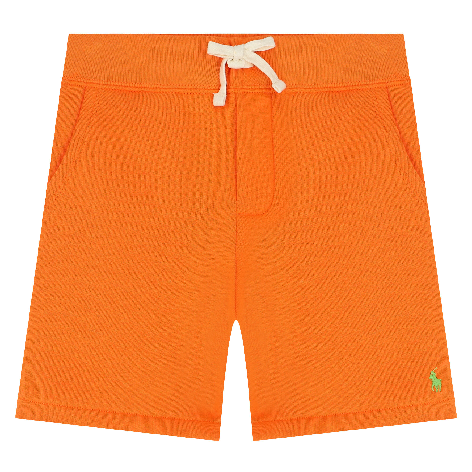 Ralph Lauren Boys Orange Logo Shorts Junior Couture USA