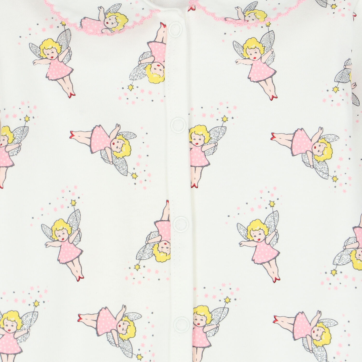 أفرول باللون العاجي والوردي للبنات, 1, hi-res