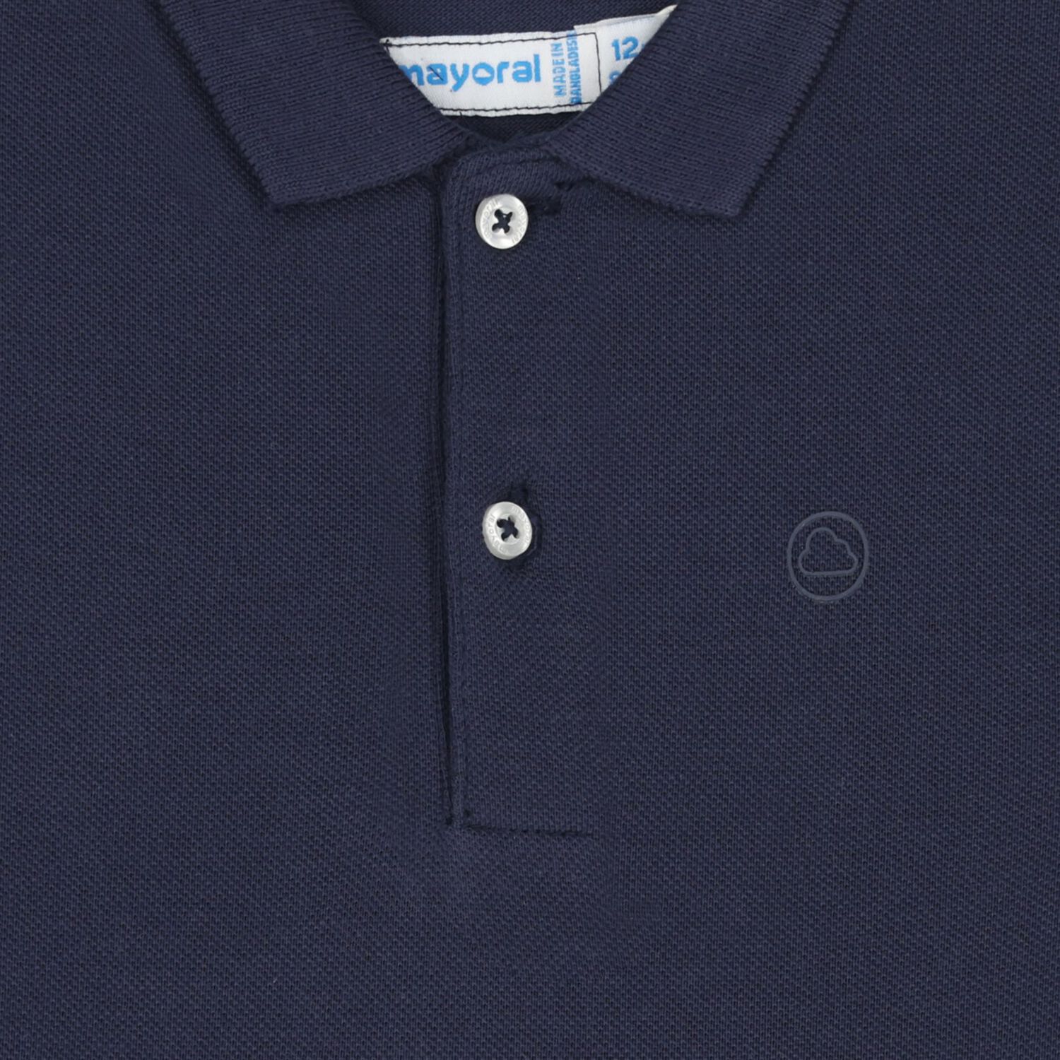 Younger Boys Navy Logo Polo Shirt, 4, hi-res image number null