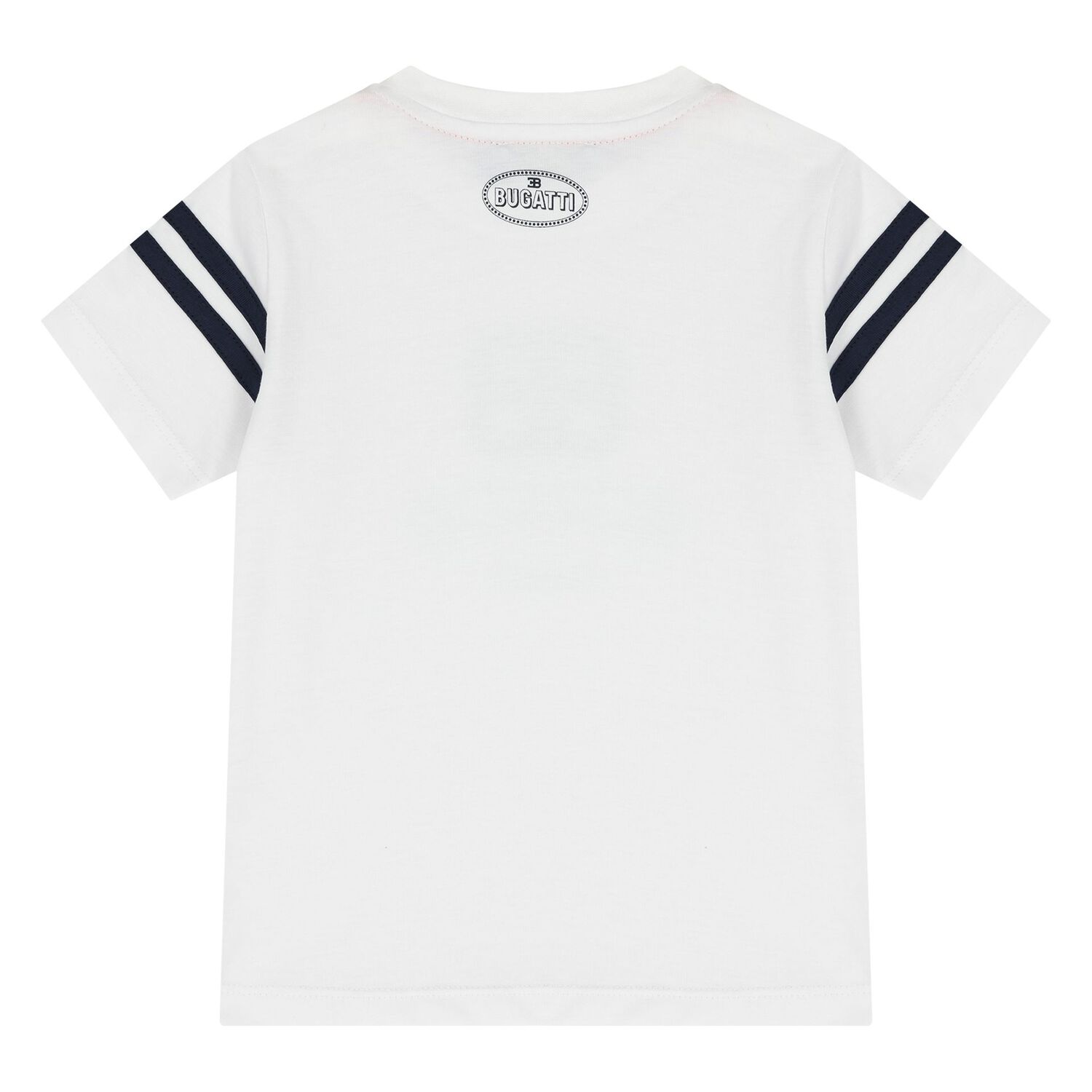 Younger Boys White Logo T-Shirt, 1, hi-res