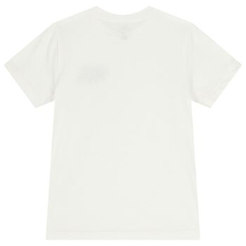 Boys White Logo T-Shirt