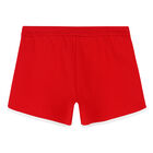Girls Red Logo Shorts, 1, hi-res