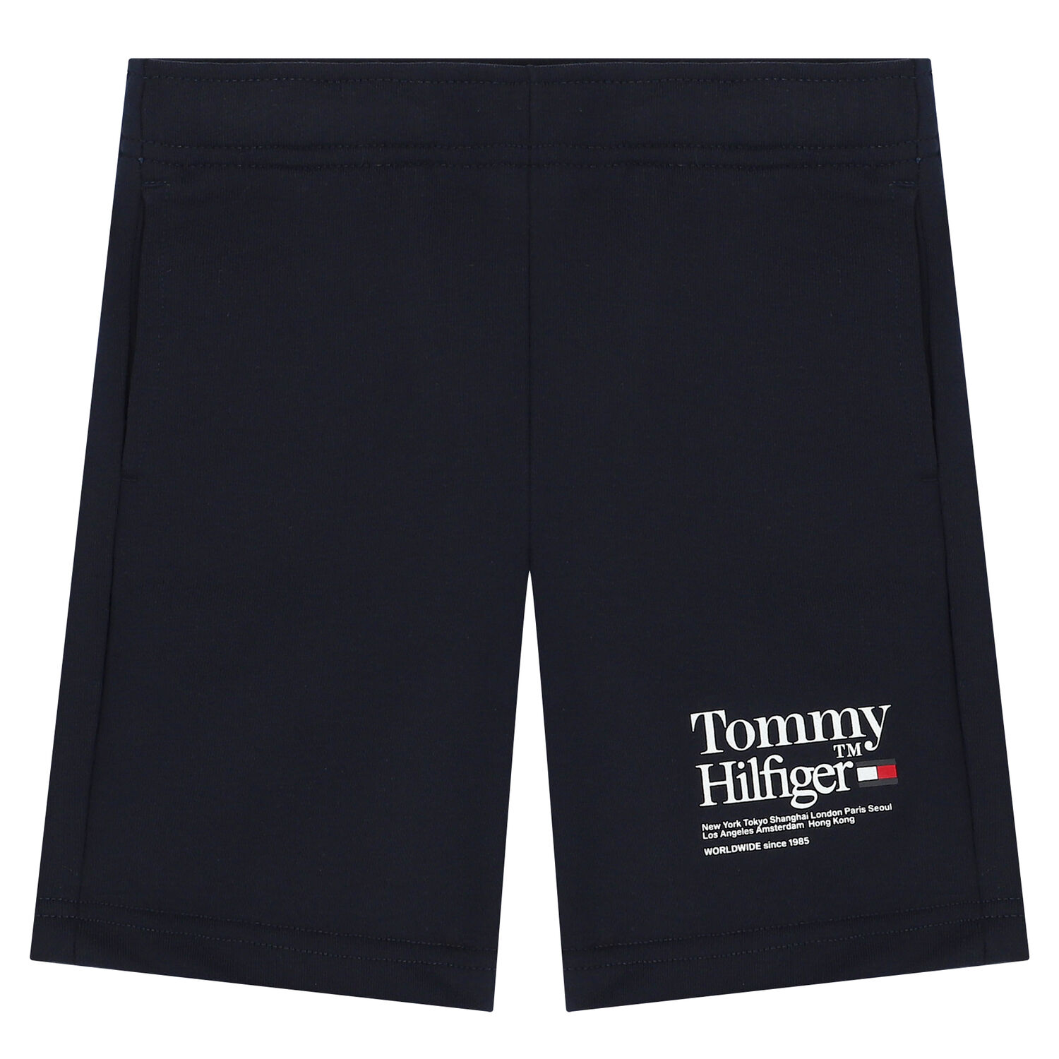 Boys Navy Blue Logo Shorts, 2, hi-res image number null