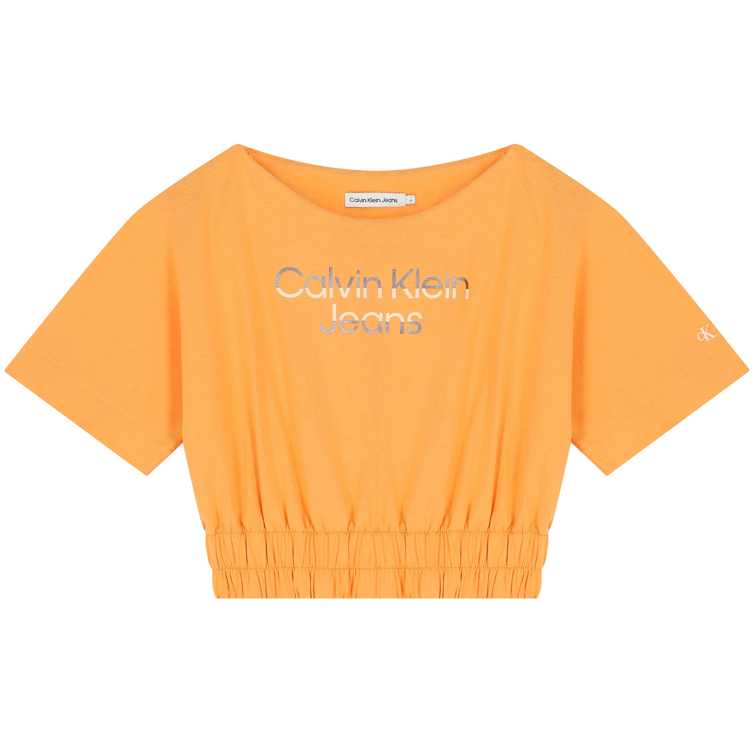 Girls Orange Logo Top, 1, hi-res image number null