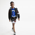 Boys Black & White Logo Shorts, 1, hi-res